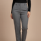 Pantalon Chino Gris Slim Élégant Femme Droit - Gabardine