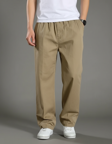 Pantalon Chino Grande Taille - Kaki Coton