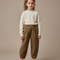 Pantalon Chino Kaki Coton Ample Enfant Uni - Molleton