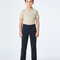 Pantalon Chino Bleu Marine Coupe Droite Enfant - Gabardine