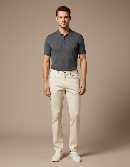 Pantalon Chino Denim - Beige Jean