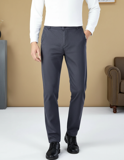 Pantalon Chino Stretch Homme - Gris Gabardine