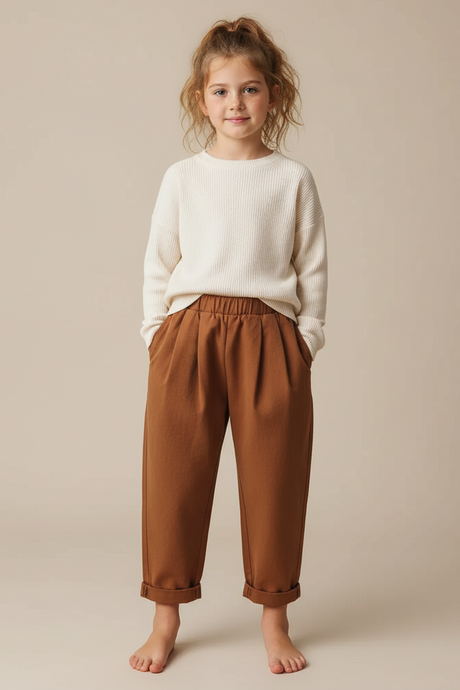 Pantalon Chino Terracotta - Marron Molleton