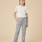 Pantalon Chino Gris Coton Droit Confortable Fille