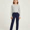 Pantalon Chino Bleu Marine Coton Slim Fille