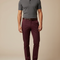 Pantalon Chino Bordeaux Slim Élégant Homme - Gabardine