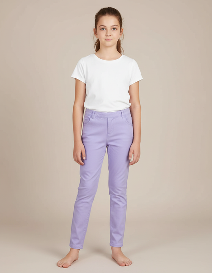 Pantalon Chino Skinny - Violet Coton