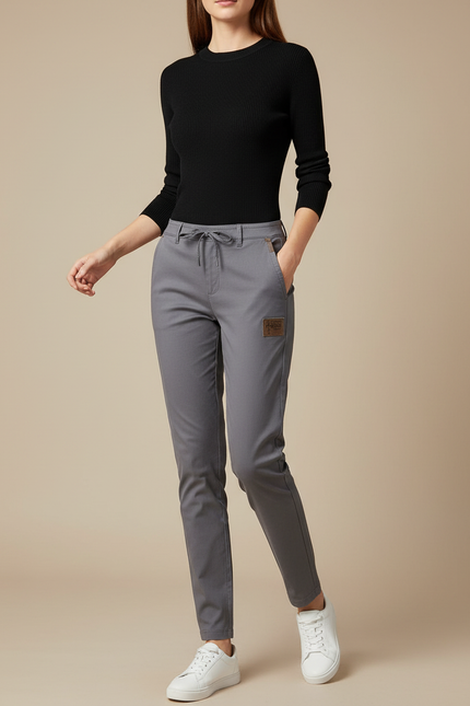 Pantalon Chino Sport - Gris Gabardine