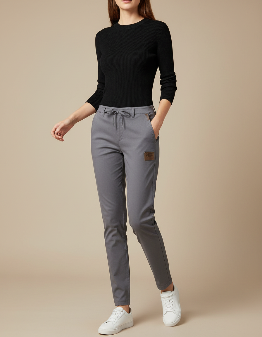 Pantalon Chino Sport - Gris Gabardine