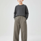 Pantalon Chino Kaki Côtelé Ample Enfant Décontracté - Cordé