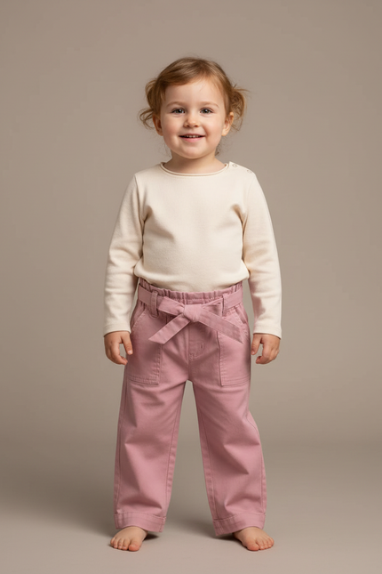 Pantalon Chino Vieux Rose - Gabardine