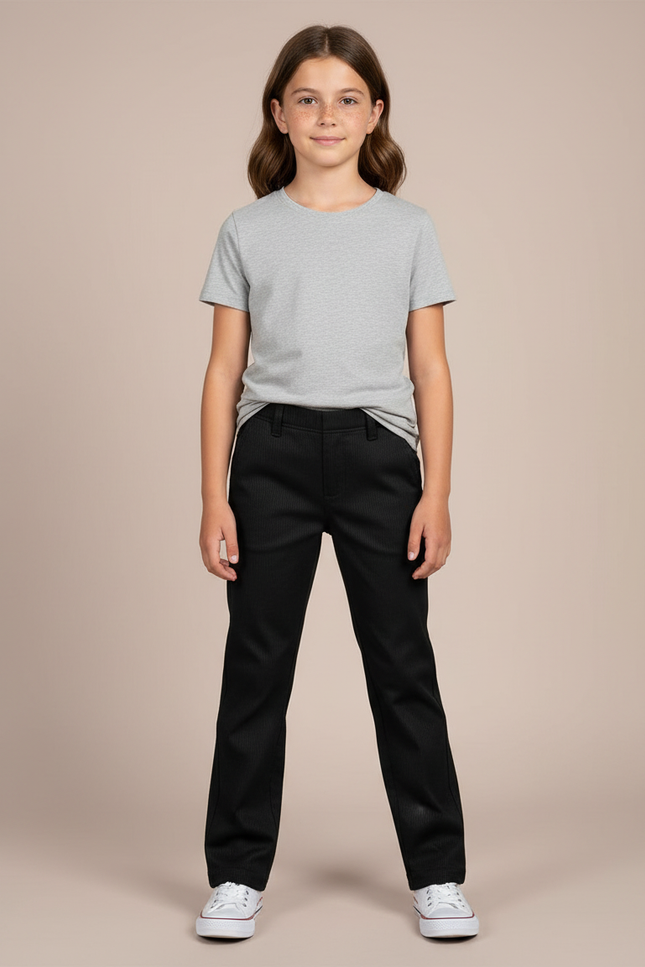 Pantalon Chino Raye - Noir Cordé