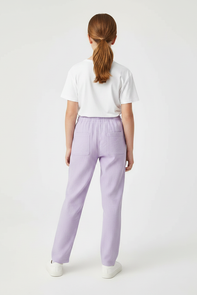 Pantalon Chino Violet - Lin - vue 2