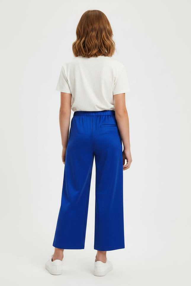 Pantalon Chino Bleu Electrique - Polyester - vue 2
