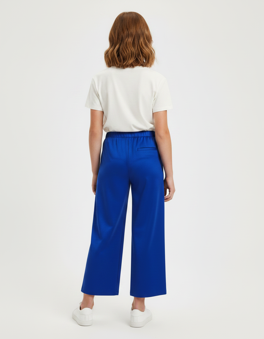 Pantalon Chino Bleu Electrique - Polyester - vue 2