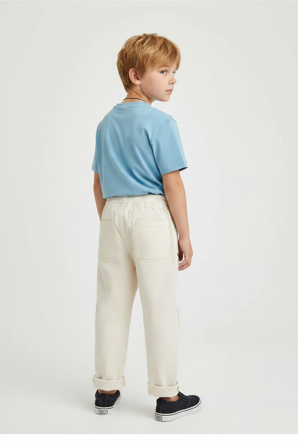Pantalon Chino Beige Bebe Garcon - Coton - vue 2