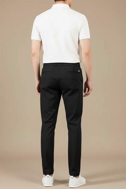 Pantalon Chino Jogging Homme - Noir Polyester - vue 2