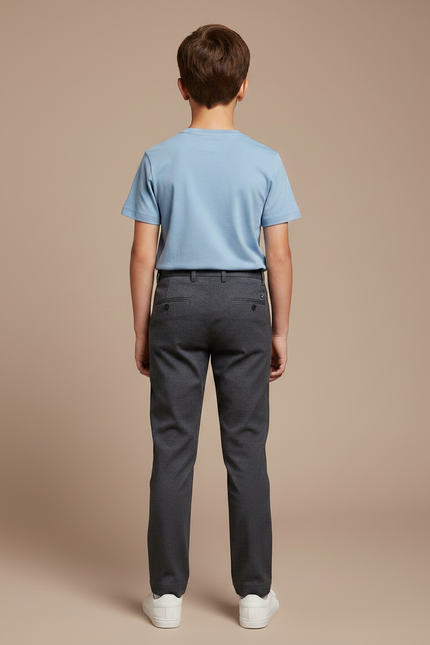 Pantalon Chino Fit - Gris Gabardine - vue 2