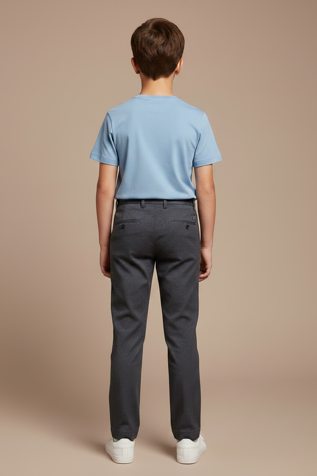 Pantalon Chino Fit - Gris Gabardine - vue 2