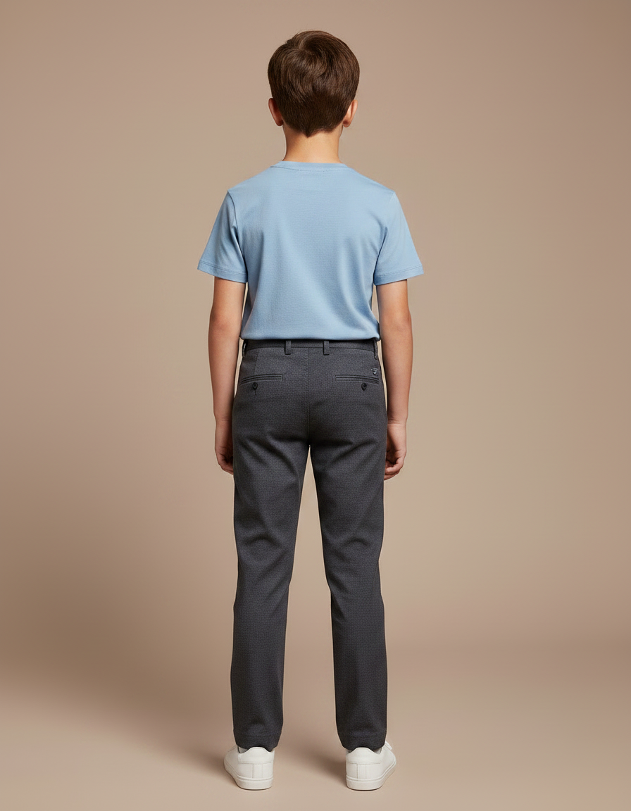 Pantalon Chino Fit - Gris Gabardine - vue 2