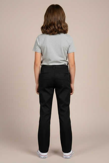Pantalon Chino Raye - Noir Cordé - vue 2