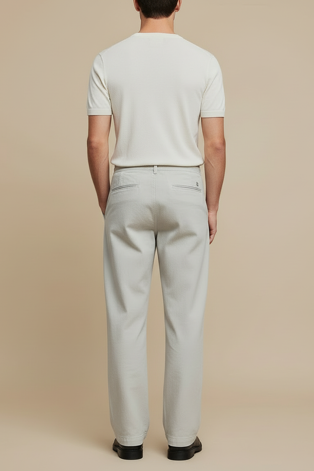 Pantalon Chino Loose Fit - Gris Coton - vue 2