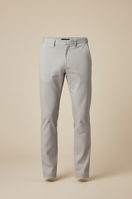 Pantalon Chino Homme Gris Clair - Gabardine - vue 3