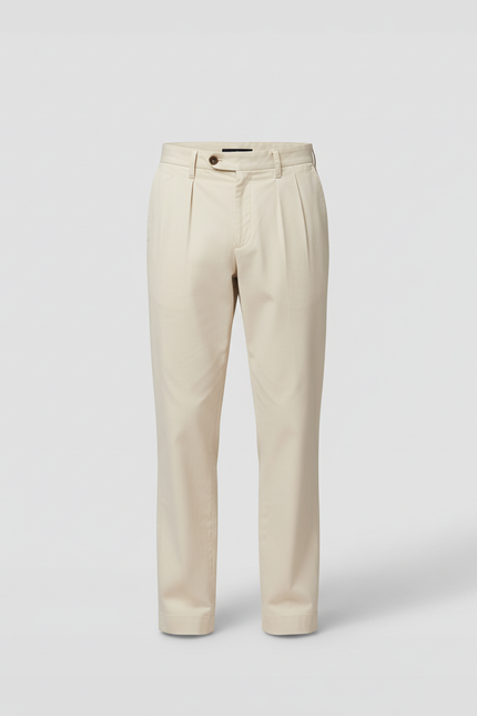 Pantalon Chino Casual - Beige Gabardine - vue 3