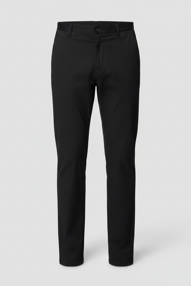 Pantalon Chino Homme Noir Droit - Coton - vue 3