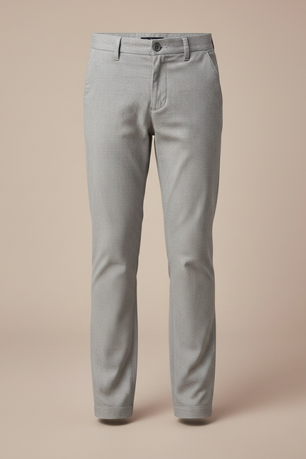 Pantalon Chino Gris Clair Coupe Droite Enfant - Coton - vue 3