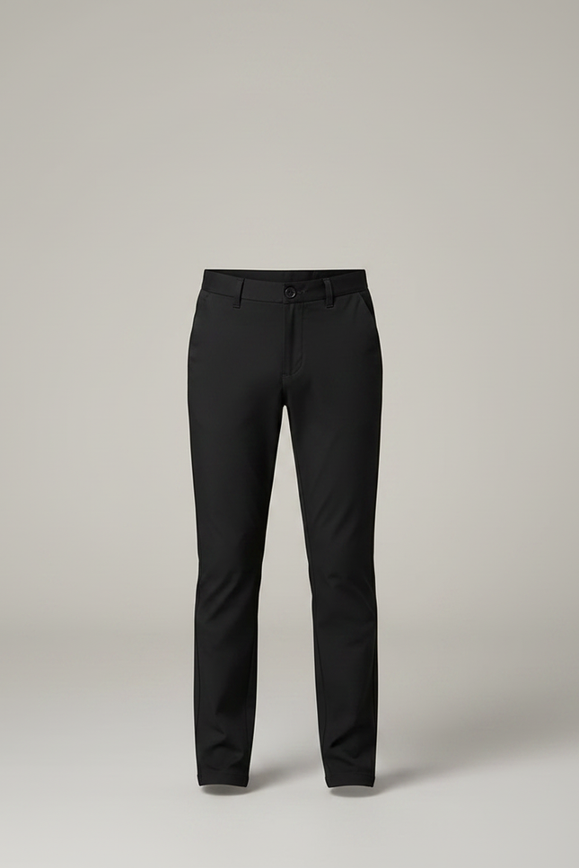 Pantalon Chino Noir Slim Stretch Enfant - Gabardine - vue 3