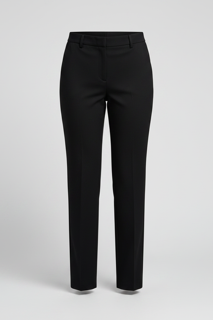 Pantalon Chino Femme Grande Taille - Noir Gabardine - vue 3