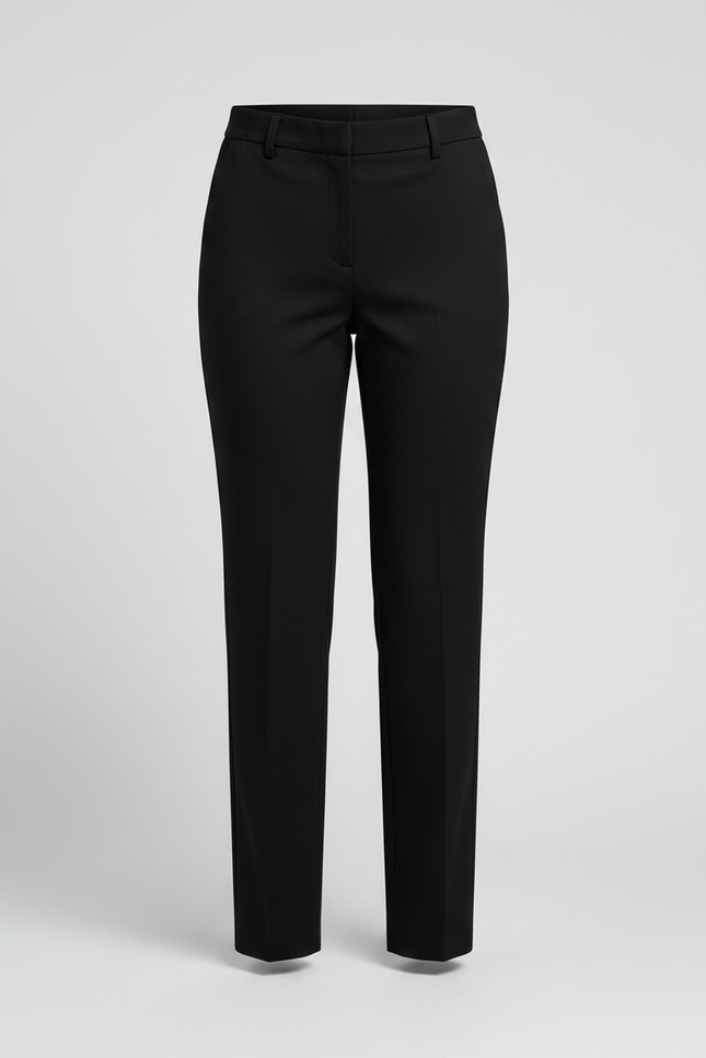 Pantalon Chino Femme Grande Taille - Noir Gabardine - vue 3