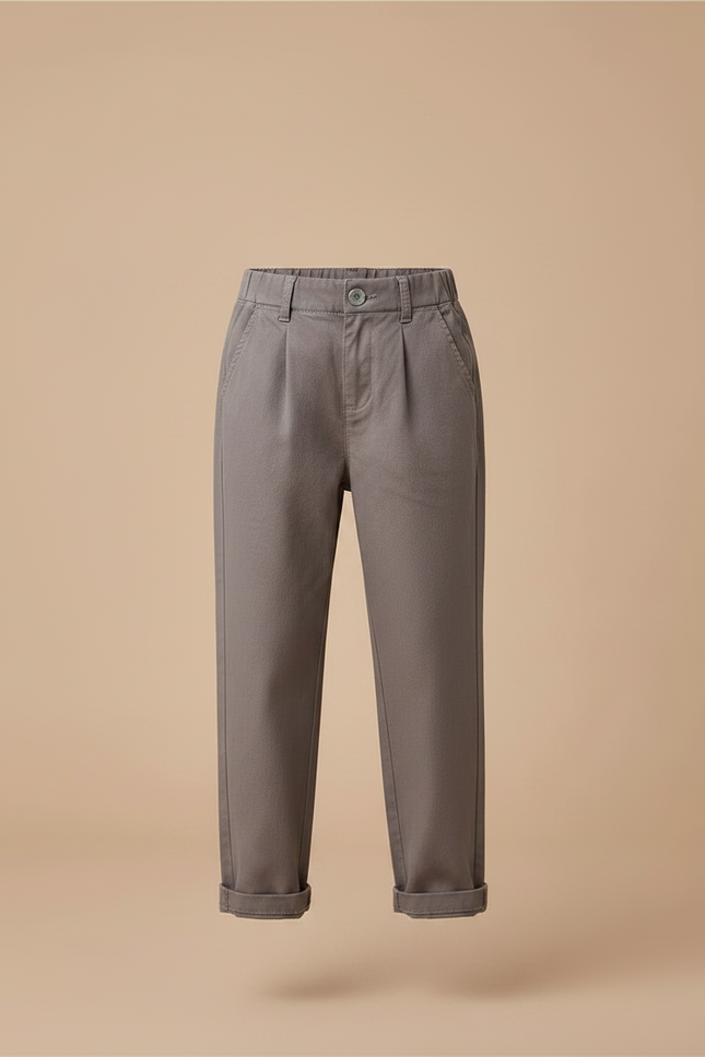 Pantalon Chino Carrot Fit - Gris Gabardine - vue 3