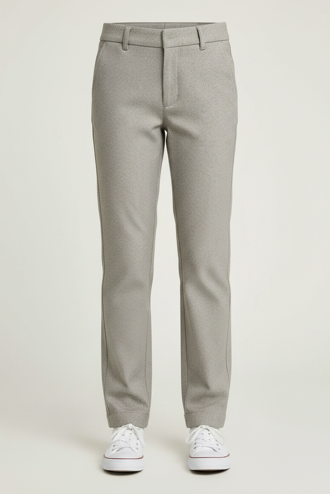 Pantalon Chino Gris Droit Enfant Décontracté - Tweed - vue 3