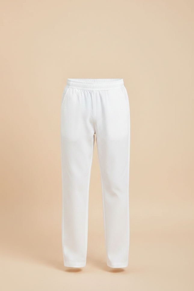 Pantalon Chino Garçon Blanc Droit - Coton - vue 3