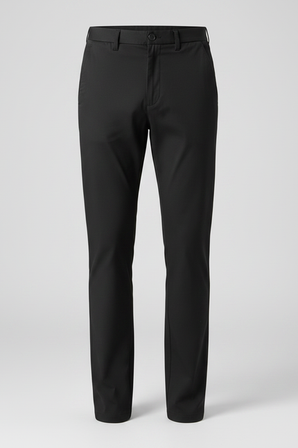 Pantalon Chino Noir Slim Extensible Classique Homme - Polyester - vue 3