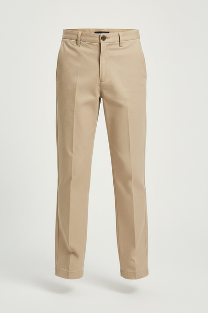Pantalon Chino Beige Droit Décontracté Enfant - Gabardine - vue 3