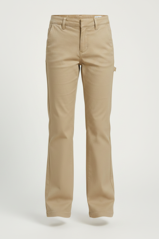 Pantalon Chino Beige Droit Enfant Décontracté Coton - vue 3