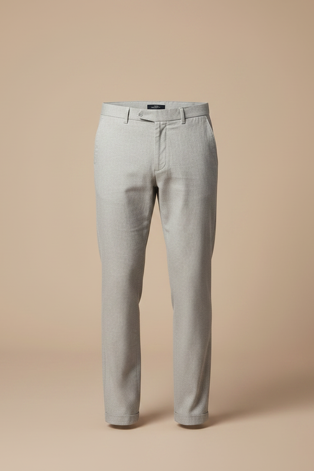 Pantalon Chino Leger Homme - Gris Gabardine - vue 3