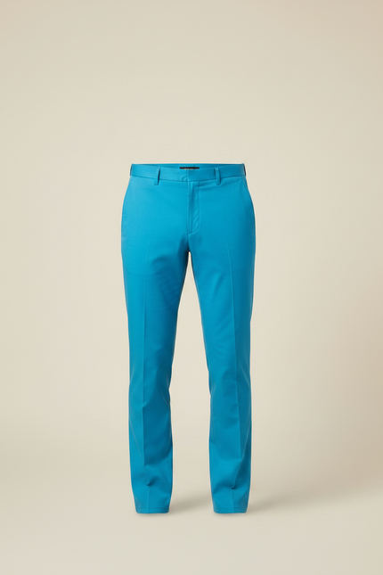 Pantalon Chino Bleu Ciel Slim Coton Élégant Homme - vue 3