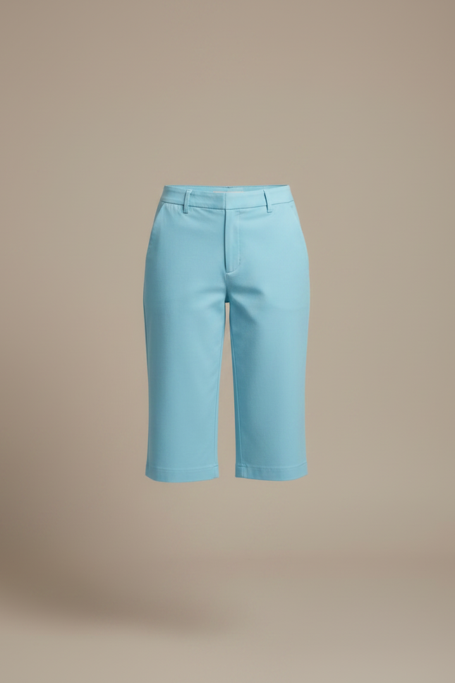 Pantalon Chino Bleu Ciel Droit Décontracté Femme - Gabardine - vue 3