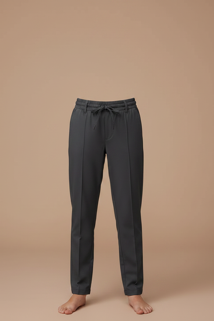 Pantalon Chino Gris Anthracite Coupe Droite Enfant - Gabardine - vue 3