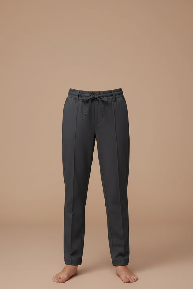 Pantalon Chino Gris Anthracite Coupe Droite Enfant - Gabardine - vue 3