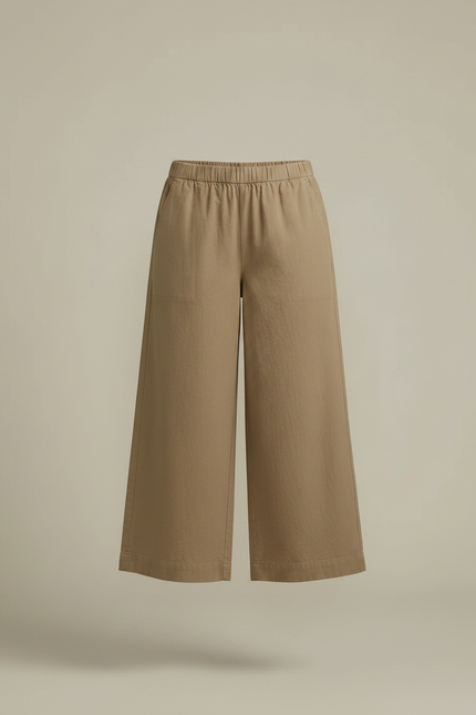 Pantalon Chino Olive Femme - Kaki Gabardine - vue 3