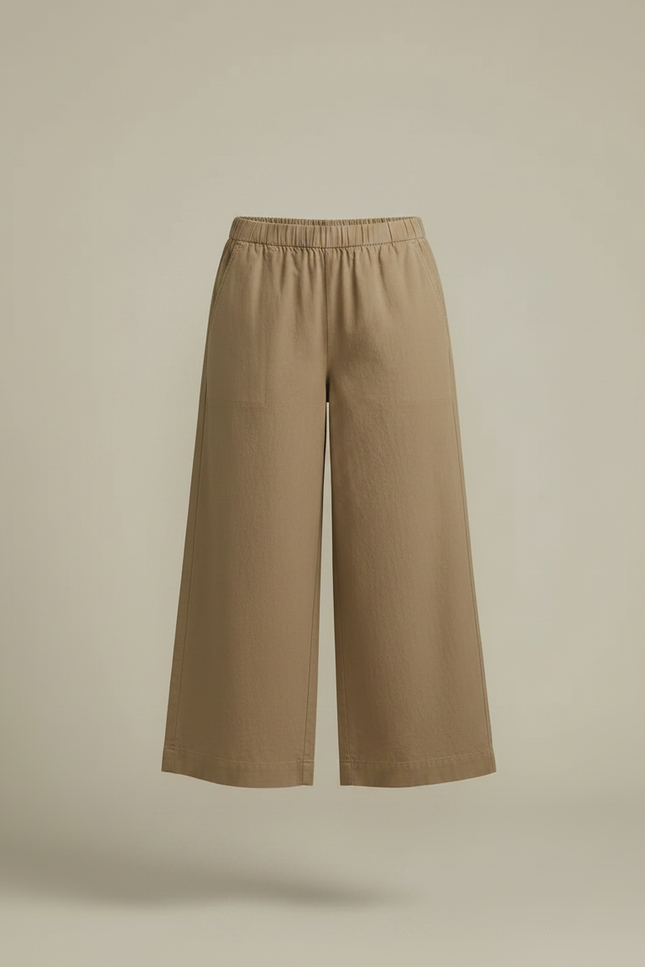 Pantalon Chino Olive Femme - Kaki Gabardine - vue 3