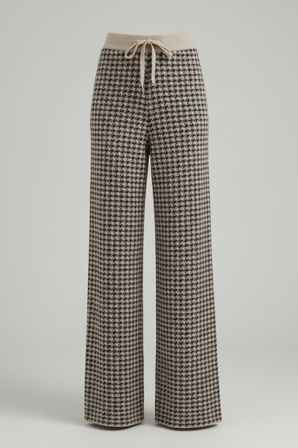 Pantalon Chino Houndsouth Laine Ample Maille Confortable - Imprimé - vue 3