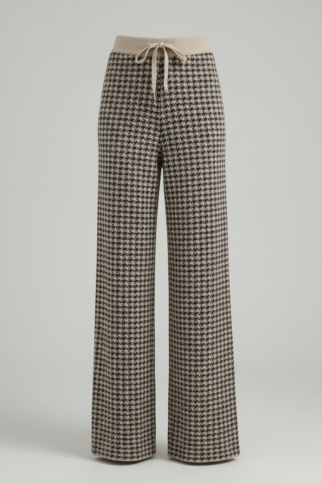 Pantalon Chino Houndsouth Laine Ample Maille Confortable - Imprimé - vue 3