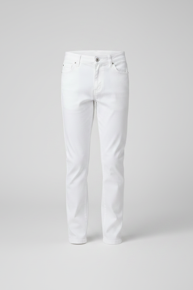 Pantalon Chino Blanc Coton Slim Enfant Décontracté - vue 3