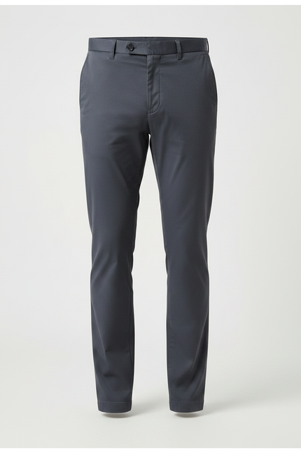 Pantalon Chino Marine - Coton - vue 3